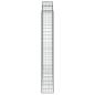 Preview: ARDEBO.de - Gabionen mit Hochbogen 4 Stk. 200x30x200/220cm Verzinktes Eisen