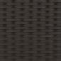 Preview: Doppel-Sonnenliege mit Dach und Auflagen Schwarz Poly Rattan *ANGEBOT*