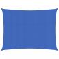 Preview: ARDEBO.de - Sonnensegel 160 g/m² Blau 2,5x3 m HDPE