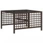 Preview: 3-tlg. Garten-Ecksofa-Set mit Kissen Braun Poly Rattan