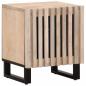 Preview: Nachttische 2 Stk. 40x34x46 cm Gebleichtes Massivholz Mango