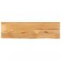 Preview: ARDEBO.de - Tischplatte mit Baumkante 110x30x2,5 cm Massivholz Mango
