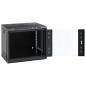 Preview: 9U Wand-Netzwerkschrank 19" IP20 53x40x45 cm