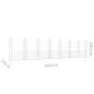 Preview: Gabionenkorb U-Form mit 8 Säulen Eisen 860x20x200 cm