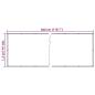 Preview: Balkon-Sichtschutz Beige 120x300 cm Oxford-Gewebe