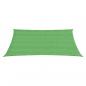 Preview: Sonnensegel 160 g/m² Hellgrün 5x6 m HDPE