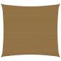 Preview: ARDEBO.de - Sonnensegel 160 g/m² Taupe 2,5x3 m HDPE