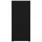 Preview: Aktenschrank Schwarz 46x62x133 cm Stahl