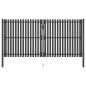 Preview: ARDEBO.de - Gartentor Stahl 4x2,25 m Anthrazit