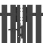 Preview: Gartentor Stahl 4x2,25 m Anthrazit