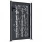 Preview: Gartentor Anthrazit 105x130 cm Stahl Bambus-Design