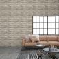 Preview: ARDEBO.de - 3D-Wandpaneele 11 Stk. Sandfarben Backstein-Optik EPS