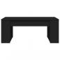 Preview: Couchtisch Schwarz 102x55x42 cm Holzwerkstoff