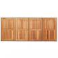 Preview: Gartentisch mit Akazienholz-Platte Grau 190x80x75cm Poly Rattan