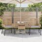 Preview: Gartenstühle 2 Stk. mit Kissen Braun Poly Rattan