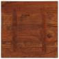 Preview: Tischplatte 40x40x2,5 cm Quadratisch Altholz Massiv