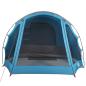 Preview: Tunnel-Familienzelt 8 Personen Blau Wasserdicht