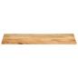 Preview: Tischplatte mit Baumkante 140x60x3,8 cm Massivholz Mango