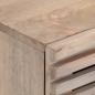 Preview: Nachttisch 40x34x46 cm Gebleichtes Massivholz Mango