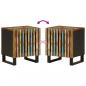 Preview: Nachttisch 40x34x46 cm Altholz Massiv