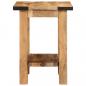 Preview: Beistelltisch 40x30x40 cm Raues Massivholz Mango