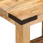 Preview: Beistelltisch 40x30x40 cm Raues Massivholz Mango