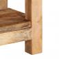 Preview: Beistelltisch 40x30x40 cm Raues Massivholz Mango