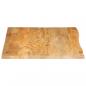 Preview: Tischplatte mit Baumkante 100x80x2,5 cm Massivholz Mango