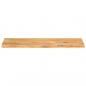 Preview: Tischplatte mit Baumkante 110x30x3,8 cm Massivholz Mango