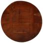 Preview: ARDEBO.de - Tischplatte Ø 50x3,8 cm Rund Altholz Massiv