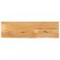 Preview: ARDEBO.de - Tischplatte mit Baumkante 100x20x2,5 cm Massivholz Mango