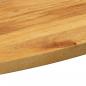 Preview: Tischplatte 100x40x2,5 cm Oval Massivholz Mango