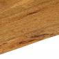 Preview: Tischplatte mit Baumkante 70x60x3,8 cm Massivholz Mango