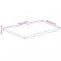 Preview: Tischplatte mit Baumkante 70x60x3,8 cm Massivholz Mango