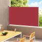 Preview: ARDEBO.de - Seitenmarkise Ausziehbar 220x300 cm Rot