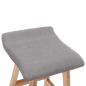 Preview: Barhocker Hellgrau Stoff