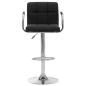 Preview: Barhocker Schwarz Stoff