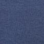 Preview: Boxspringbett mit Matratze Blau 200x200 cm Stoff