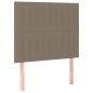 Preview: Boxspringbett mit Matratze Taupe 90x190 cm Stoff