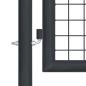 Preview: Mesh-Gartentor Verzinkter Stahl 400 x 150 cm Grau
