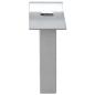 Preview: Maschen-Gartentor verzinkter Stahl 400 x 150 cm Grau