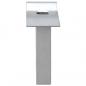 Preview: Mesh-Gartentor Verzinkter Stahl 400 x 150 cm Grau 