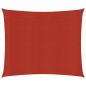 Preview: ARDEBO.de - Sonnensegel 160 g/m² Rot 2x2,5 m HDPE