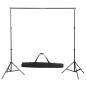 Preview: Fotostudio-Set mit Lampen-Set und Hintergrund