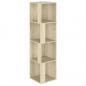 Preview: Eckregal Sonoma-Eiche 33x33x132 cm Holzwerkstoff