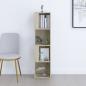 Preview: Eckregal Sonoma-Eiche 33x33x132 cm Holzwerkstoff