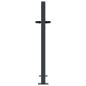Preview: Gartentor Anthrazit 105x105 cm Stahl Baum-Design