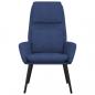 Preview: Relaxsessel Blau Stoff