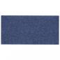 Preview: Wandpaneele 12 Stk. Blau 30x15 cm Stoff 0,54 m²