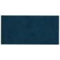 Preview: Wandpaneele 12 Stk. Blau 60x30 cm Samt 2,16 m²